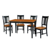 International Concepts Rectangle Dining Table, 32 in W X 60 in L X 30 in H, Wood, Black/Cherry K57-T32X-C10-4
